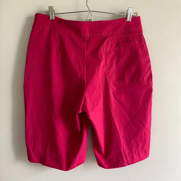 TAIL Pink High Rise  Bermuda Golf Shorts 10” Size 8 - Picture 6 of 10